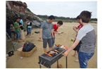 晋江项目公司2012年5月4日沙滩烧烤活动